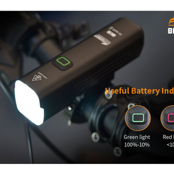 Fitorch BK15 USB-C Rechargeable LED Bike Light - 1500 Lumens - Uses Built-in 4500mAh Li-ion Battery Pack