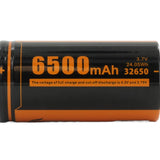 FiTorch C650 32650 6500mAh 3.7V Lithium Ion (Li-ion) Flat Top Battery for the P50