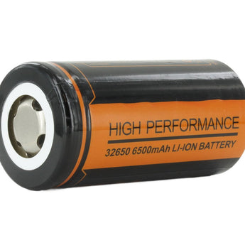 FiTorch C650 32650 6500mAh 3.7V Lithium Ion (Li-ion) Flat Top Battery for the P50