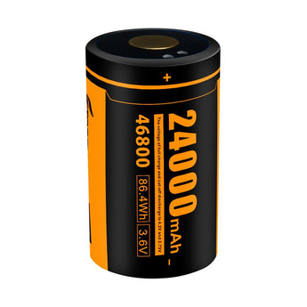 Fitorch C800 3.6V 24000mAh 46800 High-Drain Lithium Ion (Li-Ion) Battery