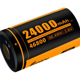 Fitorch C800 3.6V 24000mAh 46800 High-Drain Lithium Ion (Li-Ion) Battery