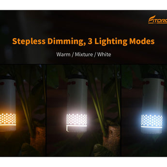 Fitorch CP100 - Stepless Warm, Neutral, and Cool White Lighting