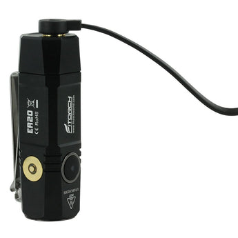 Fitorch ER20 Rechargeable LED Flashlight - CREE XPL - 1000 Lumens - Includes 1 x 16340 - Available in Black, Red, Orange, and Blue