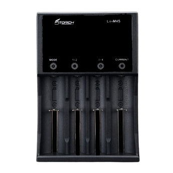 Fitorch Lii-M4S 4-Channel Smart Battery Charger for Li-ion, Ni-Cd, & NiMH Batteries