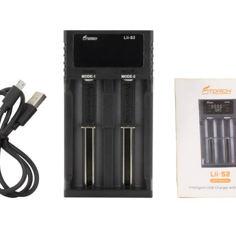 Fitorch Lii-S2 2-Channel Smart Battery Charger for Li-ion, Ni-Cd, & NiMH Batteries