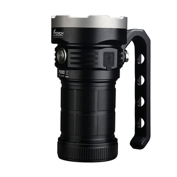 Fitorch P200 USB-C Rechargeable LED Search Light - 14000 Lumens - Includes 1 x 3.6V 24000mAh 46800 - Black or White