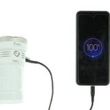 Fitorch P200 USB-C Rechargeable LED Search Light - 14000 Lumens - Includes 1 x 3.6V 24000mAh 46800 - Black or White