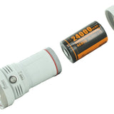 Fitorch P200 USB-C Rechargeable LED Search Light - 14000 Lumens - Includes 1 x 3.6V 24000mAh 46800 - Black or White