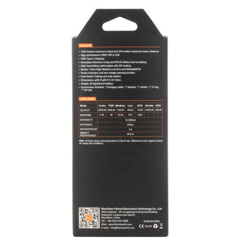 Fitorch P20C - Back of Box