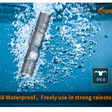 Fitorch P20C - IPX8 Waterproof, 1 meter Impact Resistant Construction