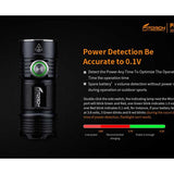 Fitorch P25 Little Fatty LED Flashlight - 4 x CREE XP-G3 - 3000 Lumens - Uses 1 x 26350 (included) - Black