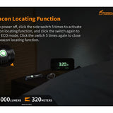 Fitorch P26RGT USB-C Rechargeable LED Flashlight - 5000 Lumens - CREE XHP 70.3 - Includes 1 x 26650