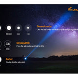 Fitorch P30C - 5 Brightness Levels, 2 Fast access Special Modes