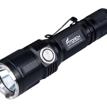 Fitorch P30RGT Rechargeable Tactical LED Flashlight and PowerBank - CREE XP-L - 1180 Lumens - Uses 1 x 18650 (included) or 2 x CR123A