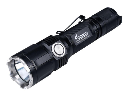 Fitorch P30RGT Rechargeable Tactical LED Flashlight and PowerBank - CREE XP-L - 1180 Lumens - Uses 1 x 18650 (included) or 2 x CR123A