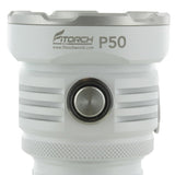 Fitorch P50 Little Monster USB-C Rechargeable LED Searchlight - 10000 Lumens - Includes 1 x 32650 - Black or White