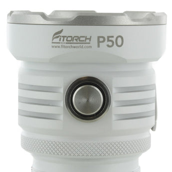 Fitorch P50 Little Monster USB-C Rechargeable LED Searchlight - 10000 Lumens - Includes 1 x 32650 - Black or White