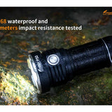 Fitorch P50 Little Monster USB-C Rechargeable LED Searchlight - 10000 Lumens - Includes 1 x 32650 - Black or White