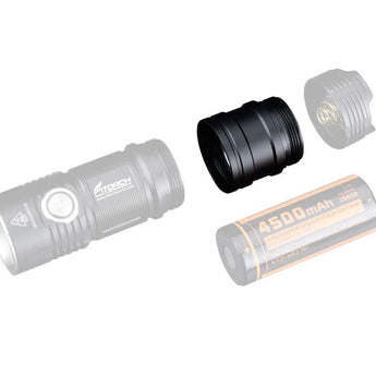 Fitorch ET25 Extender Tube for the P25 - Available in Black, Red or Blue