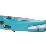 SOG Flash AT Folding Knife - Concrete, Petrol Green, or Urban Gray