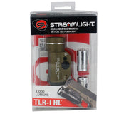 Streamlight TLR-1 HL Weapon Light - with optional Long Gun Kit or Earless Version - Black, Flat Dark Earth, or Flat Dark Earth Brown