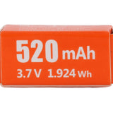 Folomov 14300 520mAh 3.7V Lithium Ion (Li-ion) Button Top Battery with Micro-USB Charging Port