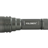 Folomov 18650L LED Flashlight - LUMINUS SST-40 - 1600 Lumens - Includes 1 x 18650 with Built-in Micro USB Charge Port