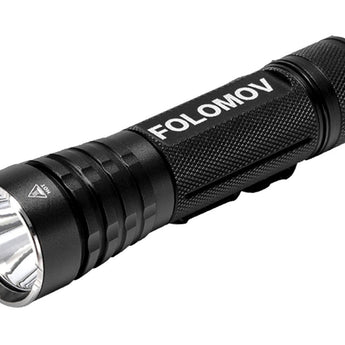 Folomov 18650M LED Flashlight - CREE XP-P - 1020 Lumens - Includes 1 x 18650