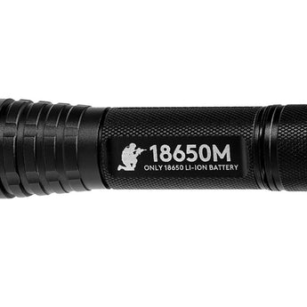 Folomov 18650M LED Flashlight - CREE XP-P - 1020 Lumens - Includes 1 x 18650