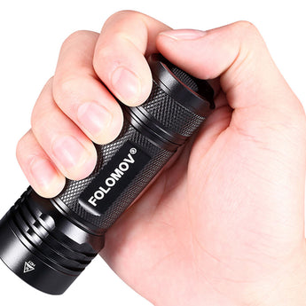 Folomov 26650S LED Flashlight - 5 x CREE XP-G2 - 2000 Lumens - Includes 1 x 3.7V 5000mAh 26650