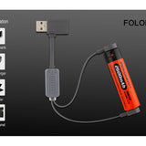 Folomov A1 USB Charging Cable with Powerbank Function