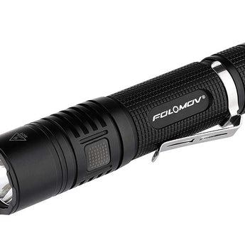 Folomov B4 LED Flashlight - CREE XP-L - 1200 Lumens - Includes 1 x 3.7V 2600mAh 18650