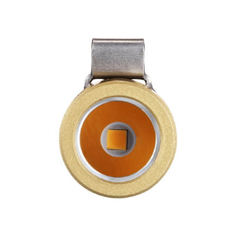 Folomov EDC-C1 Flashlight - Nichia E21A LED - 400 Lumens - Includes USB-Rechargeable Li-Ion Battery - Brass or Aluminum