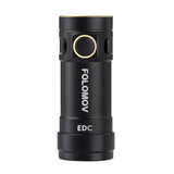 Folomov EDC-C2 LED Flashlight - CREE XT-E - 525 Lumens - Includes 1 x 3.7V 14300