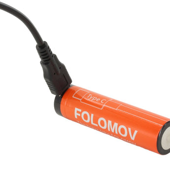 Folomov Hero LED Flashlight - CREE XHP50.2 - 2300 Lumens - Includes 1 x 18650