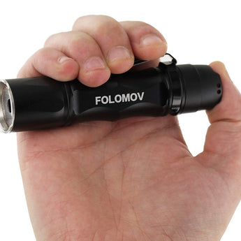 Folomov Hero LED Flashlight - CREE XHP50.2 - 2300 Lumens - Includes 1 x 18650