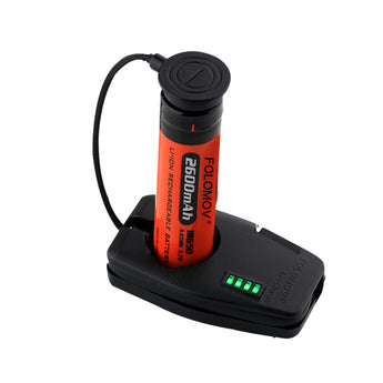 Folomov Key Charger for 3.6V and 3.7V Li-ion Batteries