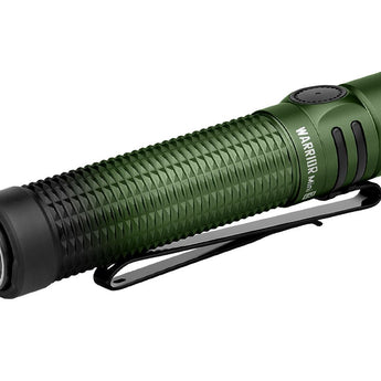Olight Warrior Mini 3 Rechargeable LED Flashlight - 1750 Lumens - Includes 1 x 18650 - Black, Forest Gradient, Midnight Horizon, Desert Tan, or Zombie Green