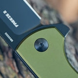 Olight Freeze 2 Folding Knife - OD Green, Copper, or Carbon Fiber