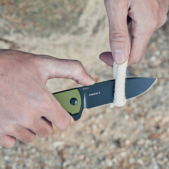 Olight Freeze 2 Folding Knife - OD Green, Copper, or Carbon Fiber