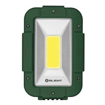 Olight Swivel Pro Max USB-C Recharegeable Work Light - 1600 Lumens - Uses Built-In 10400mAh Li-ion Battery Pack - Orange or Moss Green