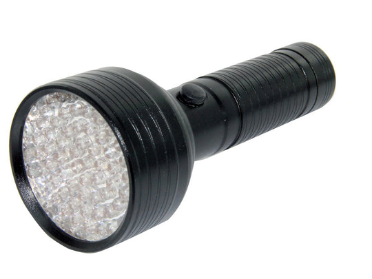 Golden Gadgets 68-LED UV Flashlight for Work, Home & Travel - Runs on 4 x AAA Batteries - Black or Silver