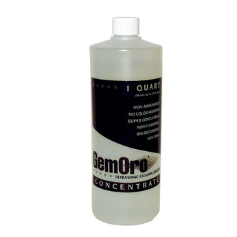 GemOro Super Concentrated Ultrasonic Cleaning Solution-Quart Sized (GEMORO-0901)