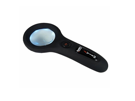 GemOro iView LED Handheld Magnifier with UV Light - 5X/10X (GEMORO-2612)