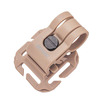 Glo Toob GTK Multiple Attachment System for Arc Rail, MOLLE, Webbing and Velcro - Black or Tan