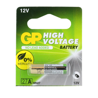 GP (Formerly Gold Peak) High Voltage 27A-BP A27 / MN27 12V Alkaline Battery - 1 Piece Tear Strip, Sold Individually