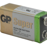 GP (Formerly Gold Peak) Super 1604A 9V Alkaline Battery with Snap Connectors - Bulk