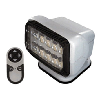 GoLight GT LED Permanent Mount Spotlight with Wireless Handheld Remote - Available in White (20004GT) or Black (20514GT)