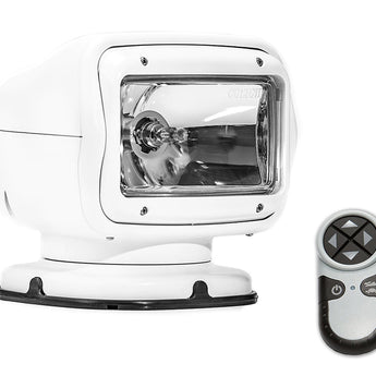 Golight GT Halogen Permanent Mount Spotlight with Wireless Handheld Remote - Available in White (2000GT) or Black (2051GT)