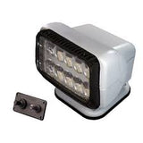 GoLight GT LED Permanent Mount Spotlight with Hardwired Dash Remote - White